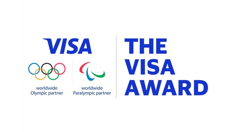 Olympic and Paralympic Games and Visa Award logos